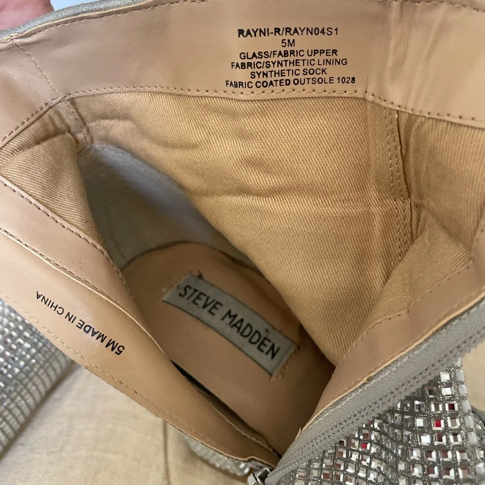 Steve Madden Rhinestone Booties 5 - Picture 4 of 7